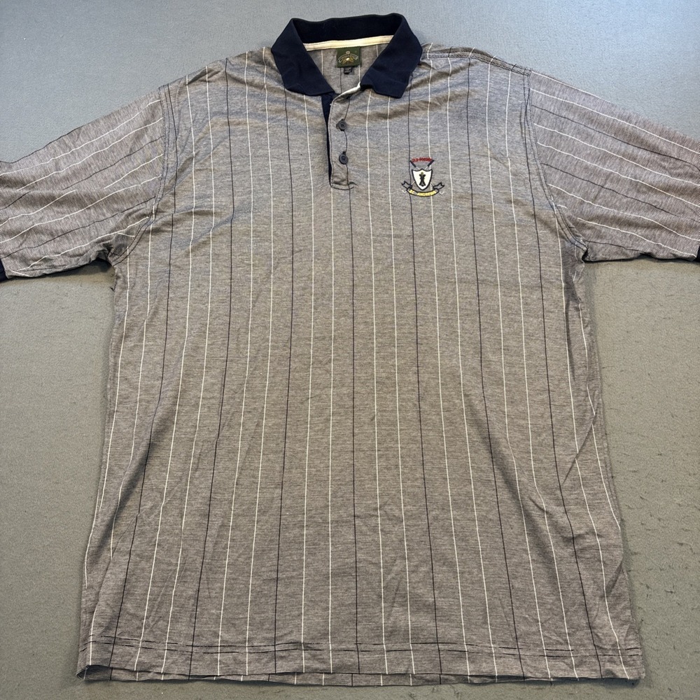 Wood and Irons Polo Golf Shirt MENS LRG  ST. ANDREWS  100% Cotton Made in Italy - Picture 2 of 9